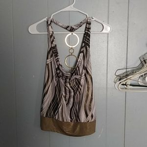 M.K.M. designs m/l woman's halter top